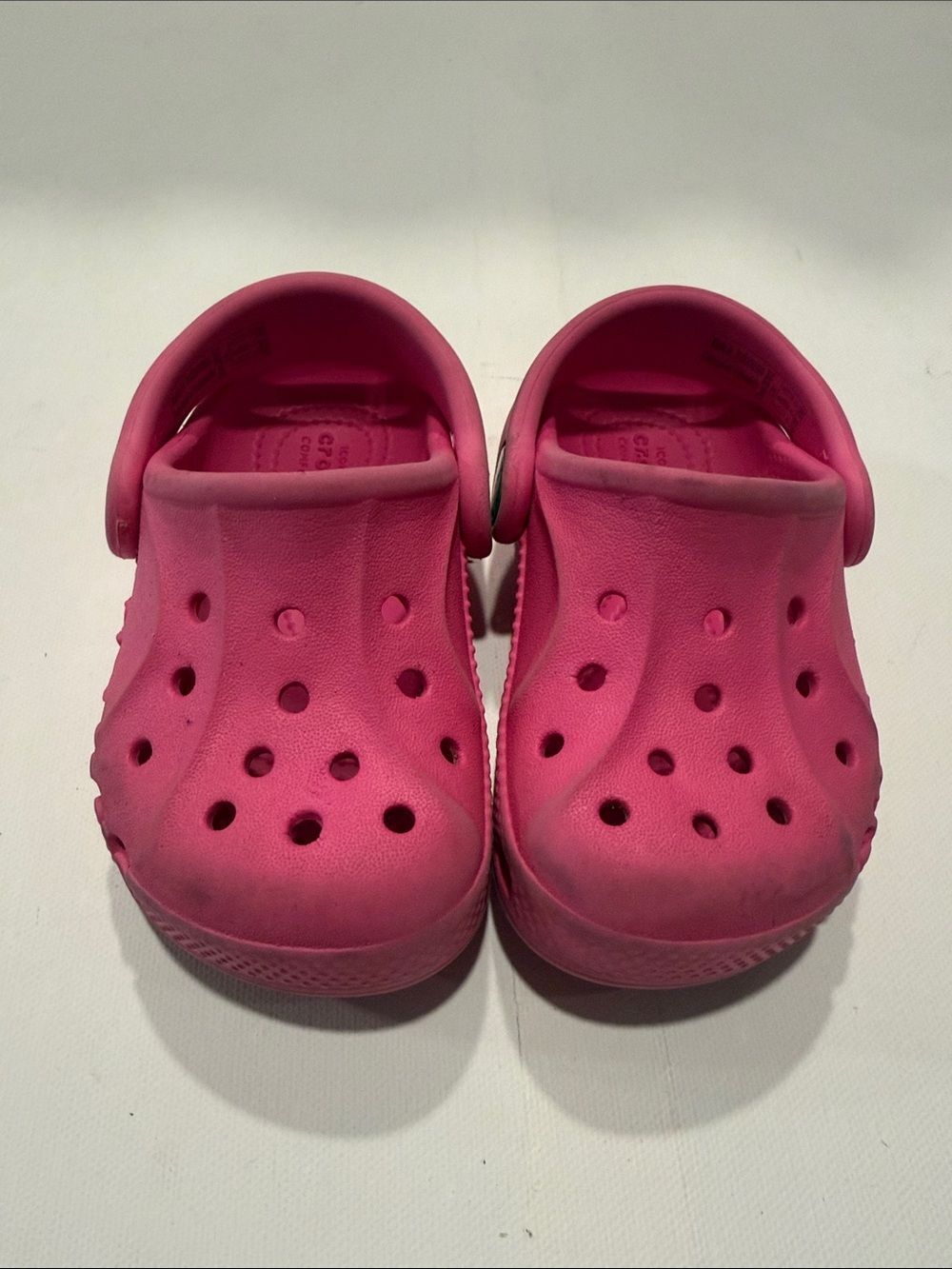 CROCS Kids Hot Pink Classic Clogs